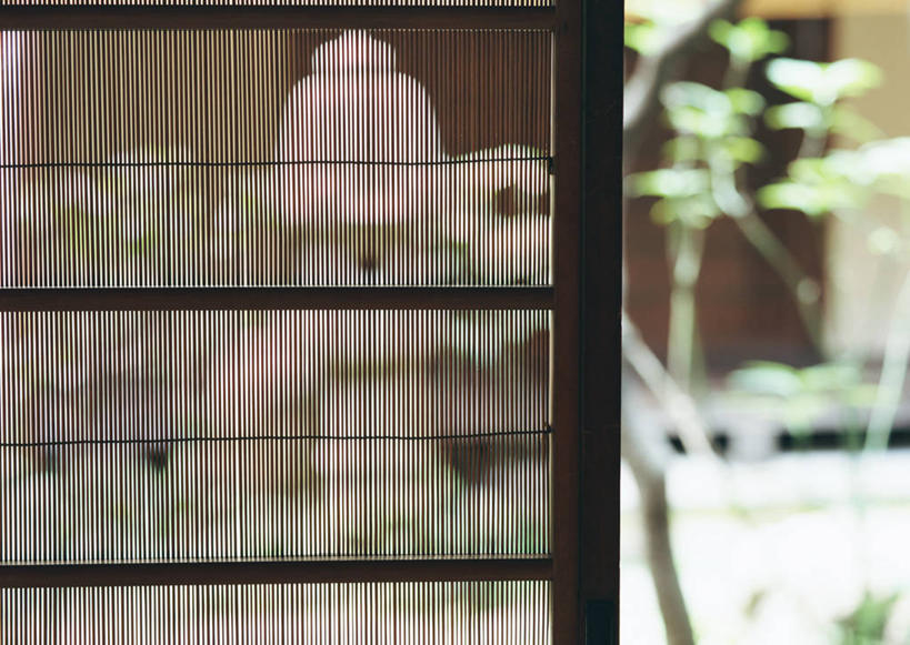 无人,家,横图,室内,特写,白天,正面,树林,植物,门,拉门,朦胧,模糊,房屋,屋子,移门,楼房,住宅,树,树木,绿色,自然,生长,成长,障子,纸门,彩图,房子