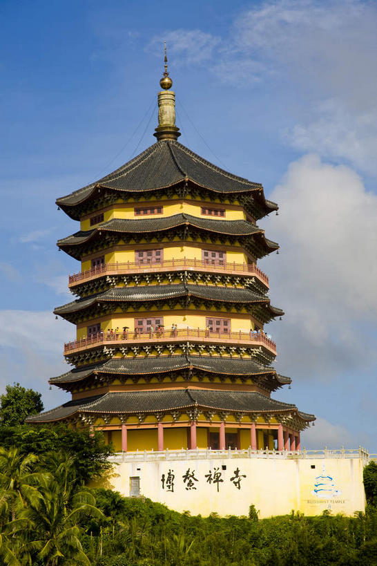 无人,寺庙,竖图,室外,白天,仰视,旅游,度假,名胜古迹,植物,标志建筑,地标,建筑,棕榈树,叶子,中国,亚洲,阴影,节日,遗迹,光线,瓦片,影子,屋顶,屋檐,云,云朵,塔,绿叶,燃烧,云彩,顶棚,古迹,文化,文物,娱乐,建设,古建筑,檐,树,树木,海南,蓝色,绿色,白云,蓝天,天空,阳光,自然,香火,庙宇,天,祈祷,享受,休闲,健康,嫩叶,旅游胜地,放松,许愿,宗教,海南省,信仰,生长,晴朗,成长,纪念,祈求,古文明,东亚,棕榈叶,中华人民共和国,华南地区,琼,平安,叶,叶片,晴空,棕树,棕榈,彩图,低角度拍摄,庙,寺,博鳌,博鳌镇,琼东,琼海,琼海市,博鳌禅寺