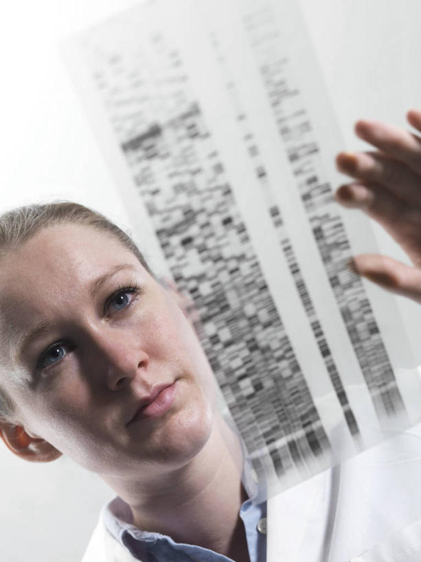 西方人,脸,头,脸颊,手,一个人,科学家,站,竖图,室内,特写,白天,正面,欧洲,欧洲人,仅一个年轻女性,仅一个女性,仅一个人,握,指,服装,拿,拿着,扭头,注视,指点,肩膀,衣服,白色,观察,看,站着,转头,手部,握着,服饰,观看,单手,察看,指向,衣着,科研人员,白大褂,穿着,关注,研究者,实验服,科学研究者,衣饰,年轻女性,女人,女性,白种人,头部,脸部,脸蛋,面部,科学工作者,站立,半身,彩图,实验衣,DNA图谱,基因图,基因图谱,DNA序列,核酸的一级结构,核酸序列