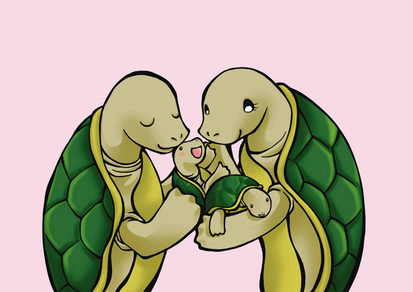 无人,站,抱,横图,插画,室内,白天,正面,数码,科技,龟,野生动物,三只,阴影,粉色背景,网络,高光,几何,计算机图形,合成,图画,画,动物,站着,健康,三口之家,可爱,活泼,抱着,电脑合成图,数码合成图,搂着,坚定,漫画,写实,具体,具象,长寿,乌龟,怀抱,搂,搂抱,相抱,拥抱,站立,半身,彩图