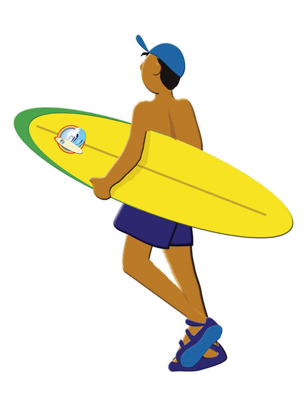 东方人,背部,一个人,无人,走,竖图,插画,室内,白天,正面,凉鞋,数码,科技,帽子,亚洲,仅一个男性,仅一个人,一块,游客,握,阴影,网络,冲浪板,高光,几何,计算机图形,拿,合成,图画,拿着,黄种人,运动器械,画,仅一个年轻男性,黄色,沙滩鞋,遮阳帽,扛,健身器械,握着,电脑合成图,数码合成图,扛着,健身器材,漫画,写实,具体,具象,冲浪装备,男人,男性,年轻男性,亚洲人,步行,散步,走路,彩图,全身,运动器材