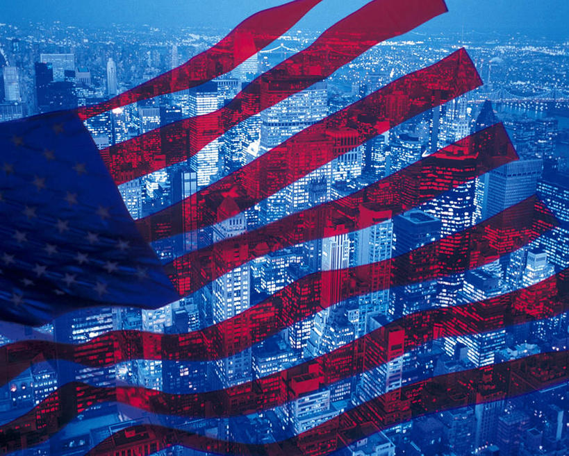 无人,高楼大厦,横图,室内,白天,正面,办公楼,数码,科技,大厦,建筑,摩天大楼,写字楼,旗帜,国旗,一排,阴影,条纹,整齐,反射,网络,影子,星星,高光,几何,计算机图形,合成,星条旗,排列,红色,白色,楼宇,星形,商务楼,美国国旗,电脑合成图,数码合成图,队列,五角形,写实,具体,具象,旗,五角星,彩图,大楼,高层建筑,高楼,摩天楼