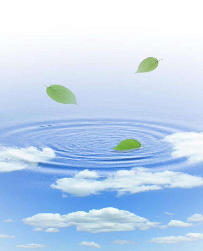 无人,竖图,室内,白天,正面,数码,科技,水,叶子,阴影,波纹,反射,网络,液体,影子,水滴,云,云朵,绿叶,涟漪,三片,高光,几何,计算机图形,合成,云彩,蓝色,白云,蓝天,水纹,天空,波浪,天,嫩叶,波光粼粼,电脑合成图,数码合成图,水晕,写实,具体,具象,叶,叶片,彩图