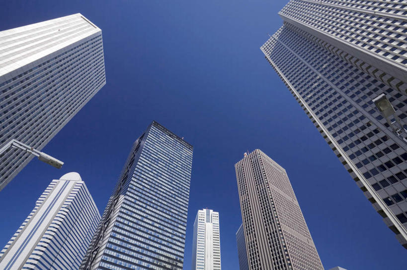 无人,高楼大厦,横图,室外,白天,仰视,度假,办公楼,美景,城市风光,城市,大厦,建筑,摩天大楼,写字楼,东京,日本,亚洲,阴影,光线,影子,景观,背光,娱乐,建设,蓝色,蓝天,天空,阳光,楼宇,天,享受,休闲,商务楼,景色,放松,晴朗,逆光,东亚,本州,万里无云,关东地方,本州岛,日本国,东京都,晴空,晴空万里,彩图,低角度拍摄,大楼,高层建筑,高楼,摩天楼