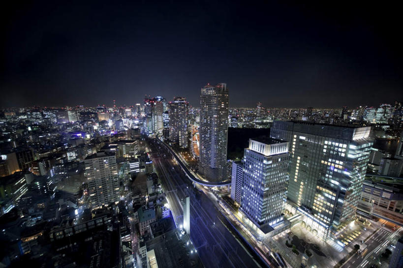 无人,高楼大厦,横图,俯视,室外,夜晚,旅游,度假,美景,大厦,道路,建筑,路,路灯,摩天大楼,公路,照明,东京,日本,亚洲,景观,灯光,交通,娱乐,灯,黑色,天空,自然,天,享受,休闲,景色,放松,照亮,照明设备,自然风光,东亚,本州,关东地方,本州岛,日本国,东京都,马路,彩图,高角度拍摄,大楼,高层建筑,高楼,摩天楼