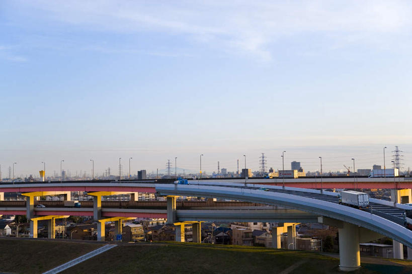 无人,横图,俯视,室外,白天,旅游,度假,美景,道路,路,公路,东京,日本,亚洲,阴影,朦胧,模糊,光线,影子,景观,云,云朵,高架,交通,云彩,娱乐,蓝色,白云,蓝天,天空,阳光,自然,天,享受,休闲,景色,放松,晴朗,自然风光,高架桥,东亚,高架道路,跨线桥,本州,关东地方,本州岛,日本国,东京都,晴空,彩图,高角度拍摄