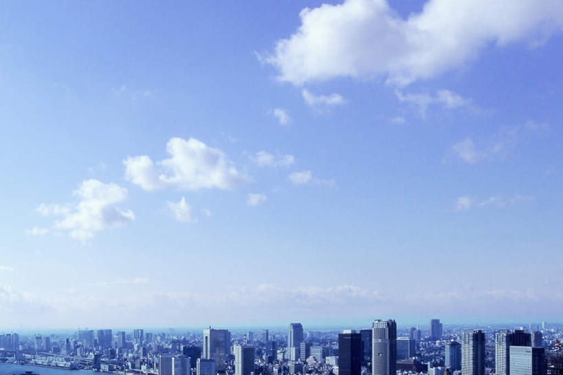 无人,高楼大厦,横图,全景,室外,白天,正面,度假,美景,天际线,城市风光,城市,大厦,建筑,摩天大楼,东京,日本,亚洲,地平线,景观,云,云朵,辽阔,地面,云彩,娱乐,建设,蓝色,白云,蓝天,天空,天,享受,休闲,景色,放松,晴朗,一望无际,延伸,东亚,本州,关东地方,本州岛,日本国,东京都,天地相交,晴空,彩图,大楼,高层建筑,高楼,摩天楼