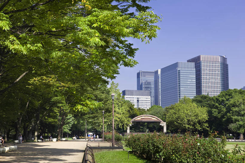 无人,高楼大厦,栏杆,横图,室外,白天,正面,度假,草地,草坪,美景,植物,窗户,城市风光,城市,大厦,道路,建筑,路,摩天大楼,东京,日本,亚洲,阴影,光线,影子,栅栏,景观,篱笆,云,云朵,围栏,小路,交通,云彩,娱乐,护栏,玻璃窗,草,树,树木,蓝色,绿色,白云,蓝天,天空,阳光,自然,天,享受,休闲,景色,放松,乡间小路,生长,成长,东亚,本州,关东地方,本州岛,日本国,东京都,彩图,大楼,高层建筑,高楼,摩天楼