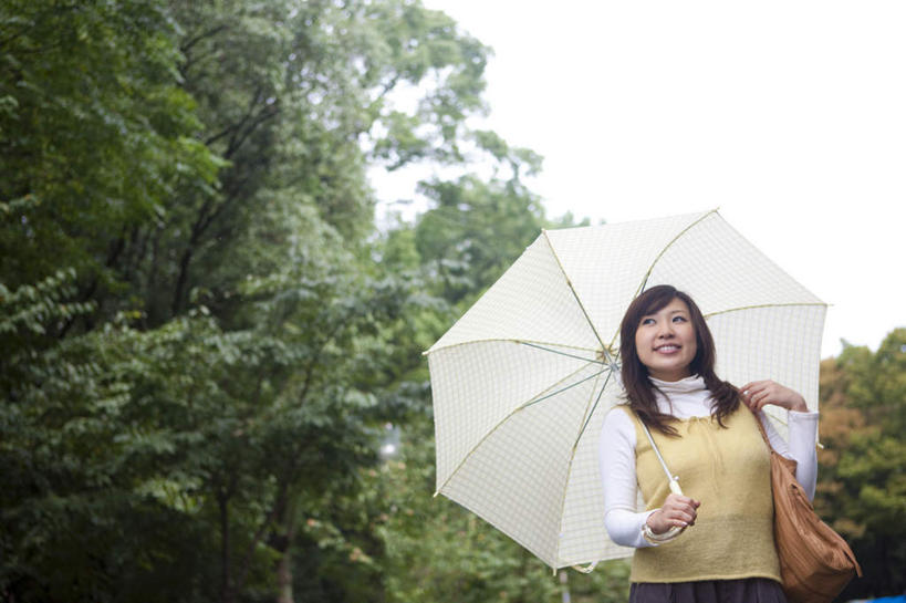 东方人,一个人,站,举,笑,微笑,露齿笑,横图,室外,白天,仰视,美景,树林,植物,亚洲,仅一个年轻女性,仅一个女性,仅一个人,许多,握,服装,朦胧,模糊,包,皮包,伞,雨伞,遮阳伞,景观,拿,拿着,注视,休闲装,黄种人,阳伞,树,树木,衣服,蓝色,绿色,蓝天,天空,自然,天,观察,看,托,站着,休闲,休闲服,景色,握着,服饰,生长,晴朗,成长,观看,单肩包,察看,关注,自然风光,万里无云,年轻女性,女人,女性,亚洲人,晴空,晴空万里,举起,举手,举着,向上举,向上伸,向上托,站立,半身,彩图,低角度拍摄