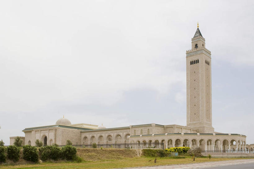 无人,寺庙,横图,室外,白天,正面,草地,草坪,植物,标志建筑,道路,地标,建筑,路,非洲,突尼斯,节日,云,云朵,建筑群,小路,交通,燃烧,云彩,文化,建设,草,树,树木,蓝色,绿色,白云,蓝天,天空,自然,香火,庙宇,天,祈祷,健康,许愿,宗教,信仰,生长,晴朗,成长,纪念,祈求,伊斯兰教,清真寺,突尼斯共和国,迦太基,平安,晴空,彩图,庙,寺