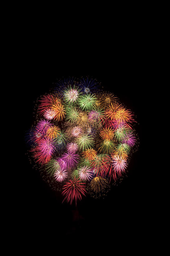 无人,竖图,彩色,室外,特写,夜晚,仰视,爆炸,烟火,日本,亚洲,许多,黑色背景,光线,光泽,烟雾,光芒,辉煌,美丽,照射,扩散,粉色,黄色,红色,绿色,紫色,焰火,灿烂,闪耀,闪烁,壮丽,礼花,照耀,五彩缤纷,光辉,东亚,烂漫,本州,本州岛,日本国,中部地方,山梨,山梨县,花炮,礼花炮,绚烂,毫光,闪动,闪灼,灿艳,绮丽,绚丽,烟花,彩图,低角度拍摄