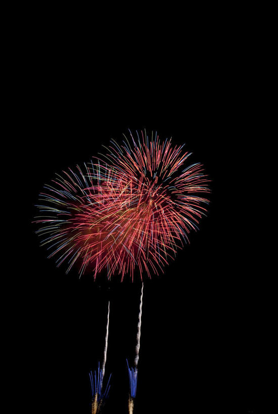 无人,竖图,彩色,室外,特写,夜晚,仰视,爆炸,烟火,日本,亚洲,黑色背景,光线,光泽,烟雾,光芒,辉煌,美丽,照射,扩散,两个,粉色,红色,紫色,焰火,灿烂,闪耀,闪烁,壮丽,礼花,照耀,五彩缤纷,光辉,东亚,烂漫,本州,本州岛,日本国,中部地方,山梨,山梨县,花炮,礼花炮,绚烂,毫光,闪动,闪灼,灿艳,绮丽,绚丽,烟花,彩图,低角度拍摄