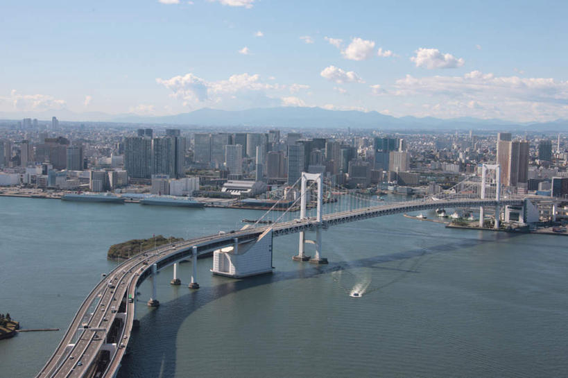 无人,高楼大厦,横图,全景,俯视,航拍,室外,白天,度假,草地,草坪,海洋,美景,树林,天际线,植物,城市风光,城市,大桥,大厦,建筑,立交桥,路,摩天大楼,桥梁,东京,日本,亚洲,阴影,光线,影子,地平线,景观,云,云朵,高架,斜拉桥,桥,地面,交通,云彩,娱乐,建设,草,树,树木,蓝色,绿色,白云,蓝天,天空,阳光,自然,海水,天,享受,休闲,景色,放松,运输,生长,晴朗,成长,鸟瞰,海景,东亚,本州,关东地方,本州岛,日本国,东京都,县厅,港区,东京市,大海,海,晴空,彩图,高角度拍摄,大楼,高层建筑,高楼,摩天楼