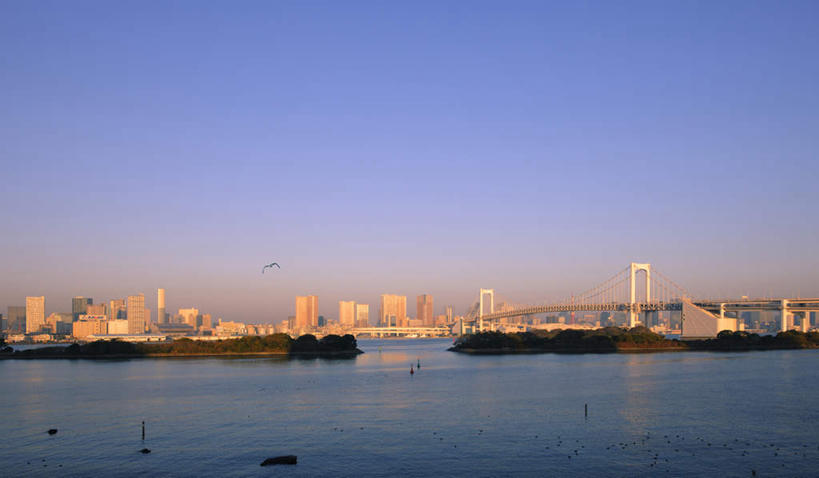 无人,高楼大厦,横图,俯视,航拍,室外,白天,度假,河流,美景,日落,水,城市风光,城市,大厦,建筑,摩天大楼,东京,日本,亚洲,河水,景观,水流,晚霞,霞光,落日,彩虹大桥,娱乐,建设,蓝色,蓝天,天空,黄昏,天,享受,休闲,景色,彩霞,放松,晴朗,鸟瞰,东亚,本州,万里无云,关东地方,本州岛,日本国,东京都,日本彩虹大桥,夕照,晴空,晴空万里,夕阳,彩图,高角度拍摄,大楼,高层建筑,高楼,摩天楼,斜阳