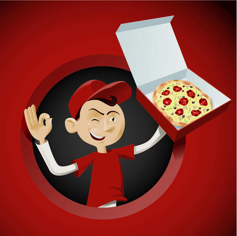 一个人,无人,笑,微笑,横图,插画,室内,白天,正面,烹饪,西餐,满意,胜利,数码,科技,帽子,仅一个男性,仅一个人,阴影,红色背景,生气,网络,圆圈,料理,食品,披萨,高光,几何,计算机图形,合成,图画,运动帽,菜肴,美食,盒子,画,食物,仅一个年轻男性,容器,快餐,手势,鸭舌帽,活力,同意,西式,ok手势,佳肴,生机,储藏,外卖,电脑合成图,数码合成图,比萨,储存,漫画,西式快餐,垃圾食品,意大利薄饼,写实,具体,具象,外卖员,男人,男性,年轻男性,半身,彩图,贮存,同意手势