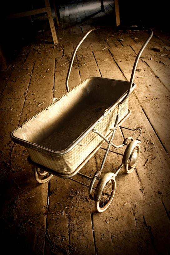 无人,家,木屋,竖图,俯视,室内,特写,白天,地板,静物,金属制品,一辆,阴影,光线,金属,影子,地面,木地板,住宅,婴儿车,阳光,车轮,肮脏,古董,古玩,邋遢,龌龊,污秽,彩图,高角度拍摄,茅舍,茅屋,棚屋,小木屋,小屋