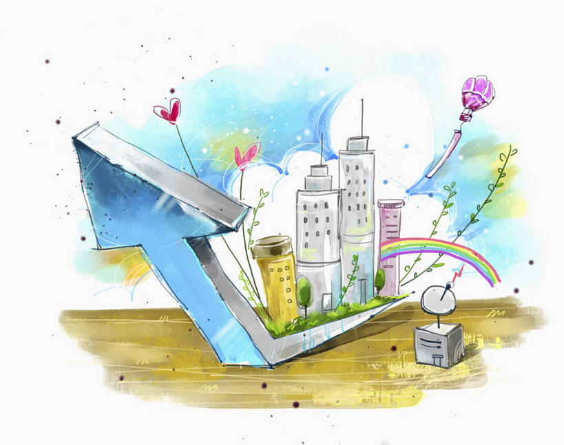 无人,高楼大厦,横图,插画,室内,白天,白色背景,正面,数码,天线,卫星,科技,彩虹,大厦,建筑,摩天大楼,阴影,盛开,网络,云,云朵,高光,几何,计算机图形,合成,花蕾,云彩,图画,方向,箭头,画,花,花瓣,花朵,鲜花,蓝色,白云,蓝天,天空,天,花苞,花蕊,晴朗,电脑合成图,数码合成图,信号,无线电,指向,合成图,漫画,卫星天线,写实,具体,具象,簇,卫星通信,卫星信号,虹,虹桥,七彩虹,晴空,天虹,彩图,大楼,高层建筑,高楼,摩天楼