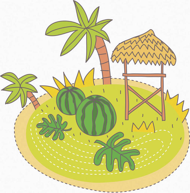 无人,家,木屋,竖图,插画,室内,白天,白色背景,正面,数码,科技,草地,草坪,植物,棕榈树,西瓜,水果,叶子,阴影,新鲜,网络,生食,食品,果实,绿叶,高光,几何,计算机图形,合成,图画,住宅,画,草,树,树木,食物,绿色,自然,嫩叶,有机食品,绿色食品,生长,成长,电脑合成图,数码合成图,合成图,漫画,棕榈叶,写实,具体,具象,叶,叶片,棕树,棕榈,寒瓜,彩图,茅舍,茅屋,棚屋,小木屋,小屋