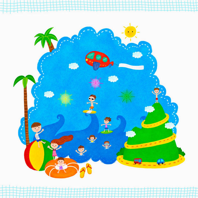 游泳,东方人,无人,站,坐,举,笑,微笑,露齿笑,方图,插画,室内,白天,白色背景,正面,凉鞋,游戏,数码,科技,海浪,海洋,山,山脉,植物,道路,路,公路,汽车,棕榈树,玩具,鞋子,叶子,亚洲,行人,游客,游人,阴影,服装,环绕,围绕,光线,网络,冲浪板,救生圈,墨镜,眼镜,影子,塑料,浪花,山顶,山峰,云,云朵,分界线,绿叶,停车线,交通,山峦,许多人,高光,几何,计算机图形,玩,合成,云彩,图画,环抱,注视,休闲装,黄种人,娱乐,运动器械,路人,旅客,车,画,球,树,树木,衣服,蓝色,绿色,白云,蓝天,天空,阳光,自然,海水,塑料制品,太阳镜,太阳眼镜,游泳圈,交通工具,轿车,群山,天,观察,看,托,站着,一群人,休闲,休闲服,嫩叶,健身器械,遮阳镜,益智,充气,服饰,生长,晴朗,成长,观看,活动,车行道,车行道分界线,电脑合成图,数码合成图,察看,救生,合成图,发泄,关注,消遣,智力,载具,标线,健身器材,漫画,海景,棕榈叶,车行线,写实,具体,具象,宣泄,泅水,萦绕,颠峰,极峰,拍浮,过客,冲浪装备,男人,男性,年轻男性,年轻女性,女人,女性,亚洲人,叶,叶片,大海,风浪,海,海水的波动,近岸浪,涌浪,晴空,马路,棕树,棕榈,举起,举手,举着,玩耍,嬉戏,向上举,向上伸,向上托,站立,坐着,彩图,全身,夹趾拖鞋,人字拖,人字拖鞋,运动器材