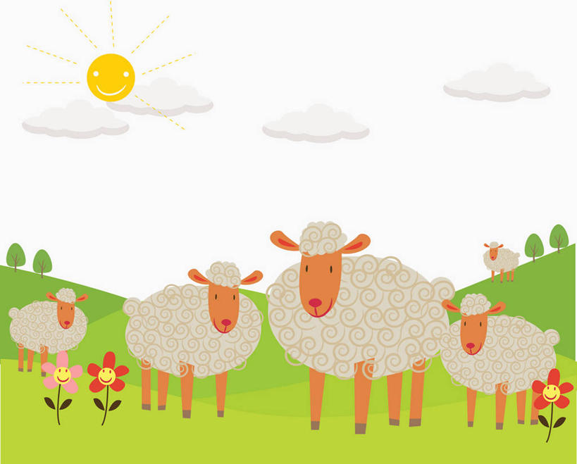 无人,农场,站,横图,插画,室内,白天,正面,畜牧业,牧场,数码,科技,草地,草坪,太阳,植物,羊,四只,阴影,盛开,网络,云,云朵,高光,几何,计算机图形,合成,花蕾,云彩,图画,注视,画,草,花,花瓣,花朵,鲜花,绿色,白云,动物,花苞,花蕊,观察,看,站着,家畜,牲畜,观看,电脑合成图,数码合成图,察看,合成图,关注,漫画,畜牧,写实,具体,具象,牧业,绵羊,站立,彩图,全身