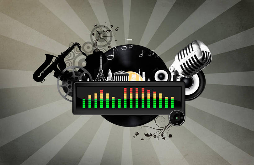 无人,横图,插画,室内,白天,正面,机器,数码,科技,阴影,网络,金属,管乐器,乐器,萨克斯,铜管乐器,音响,高光,几何,计算机图形,音乐,合成,图画,设备,喇叭,画,话筒,电脑合成图,数码合成图,麦克风,萨克斯风,萨克斯管,节拍,合成图,扩音器,扬声器,乐符,音符,漫画,传声器,器件,符头,符干,符尾,乐章,写实,具体,具象,微音器,彩图,电声换能器