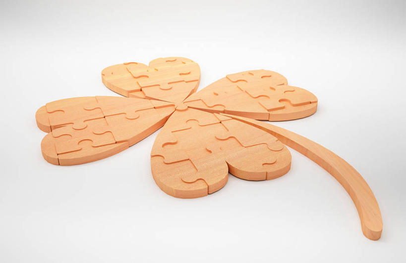 点心,无人,横图,俯视,室内,特写,白天,白色背景,幸福,食品,甜点,三叶草,食物,糕点,一个,饼干,甜食,零食,摄影,影棚,单个,车轴草,苜蓿,装饰饼干,彩图,高角度拍摄,影棚拍摄,拍摄