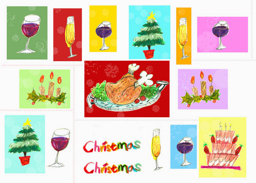 点心,果汁,红酒,葡萄酒,无人,横图,插画,室内,白天,白色背景,正面,烹饪,下午茶,西餐,数码,科技,植物,鸡,杯子,蜡烛,阴影,光线,网络,英文,标志,高脚杯,火焰,盆栽,文字,影子,烛光,字符,字母,鸡肉,肉,橙汁,料理,食品,圣诞树,盆景,红酒杯,火鸡,酒类,饮品,烤火鸡,高光,几何,计算机图形,燃烧,合成,图画,标识,菜肴,美食,肉类,玻璃制品,画,酒,树,树木,食物,糕点,饮料,绿色,自然,酒杯,点燃,红葡萄酒,西式,佳肴,生长,成长,英文字母,电脑合成图,数码合成图,合成图,甜橙,葡萄酒杯,可口,漫画,肉食,写实,具体,具象,七面鸟,吐绶鸡,适口,玻璃杯,橙子,橙,彩图,鹄壳,黄橙,黄果,金橙,金环,金球,糖橙,蛋糕