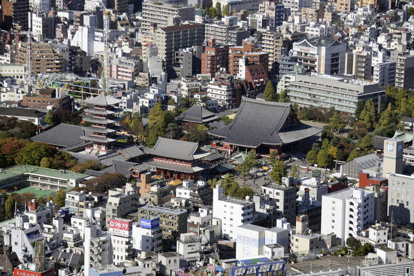 无人,家,高楼大厦,横图,俯视,航拍,室外,白天,度假,美景,树林,植物,城市风光,标志建筑,城市,大厦,地标,建筑,摩天大楼,东京,日本,亚洲,阴影,光线,影子,房屋,屋子,景观,公寓,建筑群,娱乐,建设,洋房,楼房,住宅,树,树木,绿色,阳光,自然,享受,休闲,景色,放松,生长,成长,鸟瞰,东亚,本州,关东地方,本州岛,日本国,东京都,浅草,台东区,彩图,高角度拍摄,房子,大楼,高层建筑,高楼,摩天楼