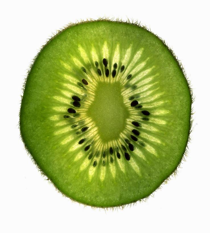 无人,竖图,俯视,室内,特写,白天,白色背景,餐桌,桌子,猕猴桃,水果,一片,切开,阴影,新鲜,反射,影子,生食,食品,果实,食物,绿色,切,摄影,有机食品,绿色食品,影棚,餐台,剖面,切面,奇异果,猕猴梨,彩图,高角度拍摄,影棚拍摄,拍摄
