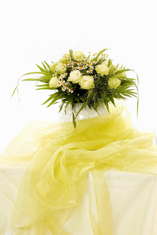 无人,竖图,俯视,室内,特写,白天,白色背景,爱情,幸福,纯洁,智慧,热情,餐桌,桌子,玫瑰,花瓶,阴影,艺术,装饰,盛开,反射,丝巾,影子,玫瑰花,洋甘菊,浪漫,花蕾,文化,玻璃制品,花,花瓣,花朵,鲜花,一个,插花,玻璃瓶,瓶子,白玫瑰,花苞,花蕊,温暖,温馨,恩爱,活力,力量,摄影,影棚,单个,餐台,华丽,插花艺术,点缀,和睦,创造,坚强,创作,感动,想象,写实,衬托,美观,雅致,雅观,尊敬,交往,母菊,和好,天真,刺玫花,徘徊花,彩图,高角度拍摄,影棚拍摄,拍摄,融洽