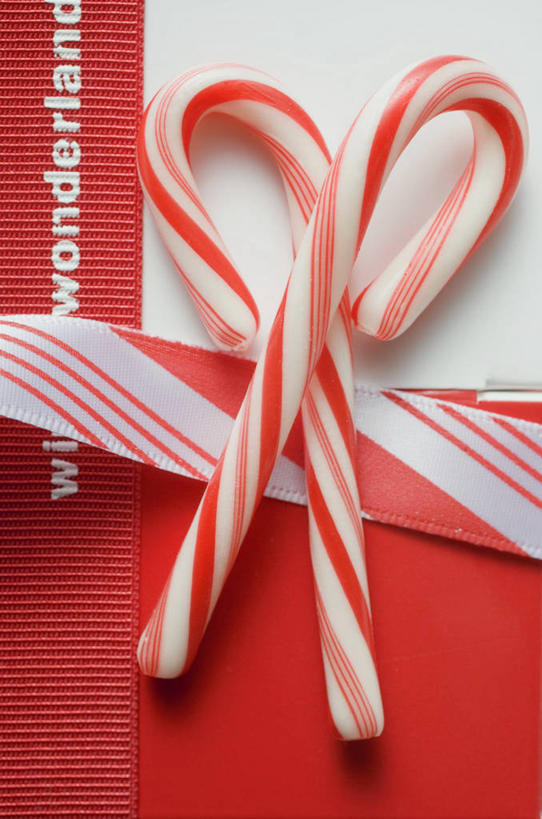 无人,竖图,俯视,室内,特写,白天,圣诞节,阴影,红色背景,节日,庆祝,反射,英文,标志,丝绸,丝带,文字,影子,字符,字母,食品,糖,糖果,甜点,甜品,缎带,贺卡,祝福,文化,标识,绸带,食物,两个,红色,卡片,甜食,庆典,摄影,影棚,纪念,英文字母,礼仪,祝愿,硬糖,拐杖糖,彩图,高角度拍摄,影棚拍摄,拍摄