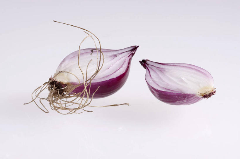 无人,横图,俯视,室内,特写,白天,蔬菜,洋葱,切开,阴影,灰色背景,新鲜,反射,影子,食品,食物,一个,切,摄影,有机食品,绿色食品,影棚,单个,玉葱,剖面,切面,圆葱,洋葱头,球葱,葱头,彩图,高角度拍摄,影棚拍摄,拍摄,红洋葱