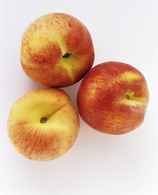 无人,竖图,俯视,室内,特写,白天,白色背景,餐桌,桌子,桃子,水果,阴影,新鲜,反射,影子,生食,食品,果实,食物,三个,摄影,有机食品,绿色食品,影棚,餐台,肺果,彩图,高角度拍摄,影棚拍摄,拍摄