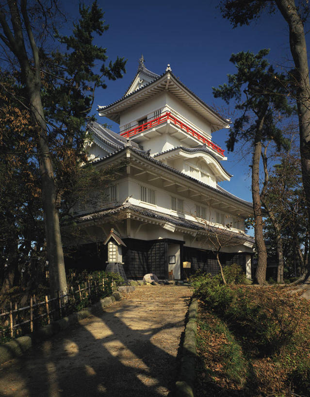 无人,竖图,室外,白天,仰视,旅游,度假,草地,草坪,名胜古迹,植物,标志建筑,地标,建筑,秋田县,日本,亚洲,阴影,遗迹,光线,瓦片,影子,堡垒,城堡,墙,屋顶,顶棚,瓦,古迹,文物,娱乐,建设,古建筑,墙壁,墙面,草,树,树木,蓝色,绿色,白色,蓝天,天空,阳光,自然,天,享受,休闲,旅游胜地,放松,建造,生长,晴朗,成长,要塞,古文明,东亚,屋瓦,本州,万里无云,本州岛,日本国,秋田,东北地方,秋田市,县厅,设防,晴空,晴空万里,彩图,低角度拍摄,久保田城