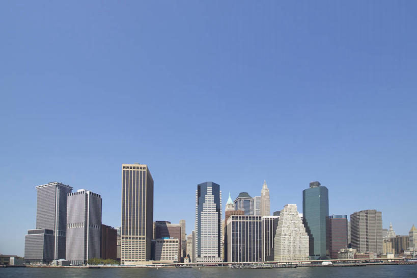 无人,家,高楼大厦,横图,全景,室外,白天,正面,度假,美景,天际线,城市风光,城市,大厦,建筑,摩天大楼,纽约,美国,阴影,光线,影子,房屋,屋子,景观,公寓,建筑群,曼哈顿,娱乐,建设,洋房,楼房,住宅,蓝色,蓝天,天空,阳光,天,享受,休闲,景色,放松,晴朗,北美,北美洲,美洲,纽约市,纽约州,万里无云,帝国之州,帝国州,北亚美利加洲,亚美利加洲,晴空,晴空万里,彩图,房子,大楼,高层建筑,高楼,摩天楼,曼哈顿下城,美利坚合众国,曼哈顿区,纽约县,曼哈顿岛