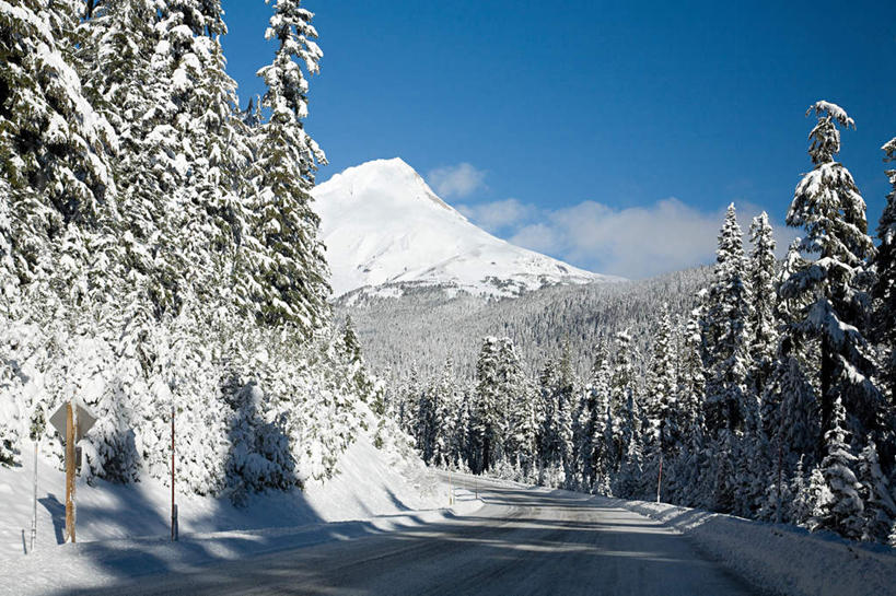 无人,公园,横图,室外,白天,正面,旅游,度假,草地,草坪,美景,山,雪,雪山,植物,大雪,道路,路,公路,美国,阴影,光线,影子,冰,积雪,景观,山峰,雪景,云,云朵,冬季,冬天,交通,山峦,云彩,娱乐,草,树,树木,蓝色,绿色,白云,蓝天,天空,阳光,自然,天,享受,休闲,景色,放松,寒冷,生长,晴朗,成长,冰冷,北美,北美洲,国家公园,自然风光,美洲,俄勒冈州,俄勒冈,北亚美利加洲,亚美利加洲,严寒,冰凉,酷寒,凛冽,凛凛,极冷,落日之州,水獭之州,海狸州,国家森林公园,胡德山,胡德山国家森林公园,晴空,马路,彩图