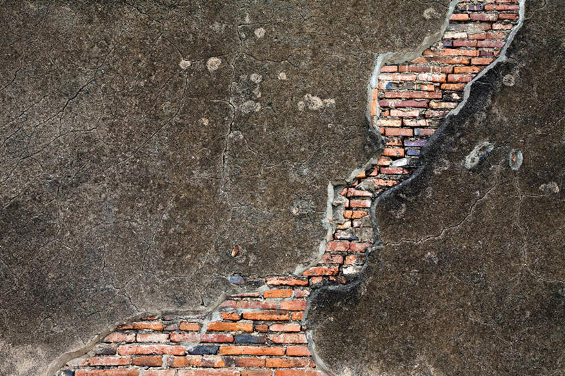 无人,横图,室外,特写,白天,正面,石头,一堆,一排,许多,堆叠,堆积,整齐,纹路,石子,纹理,墙,破坏,破损,墙壁,墙面,排列,堆,损坏,队列,肌理,石块,岩石,彩图