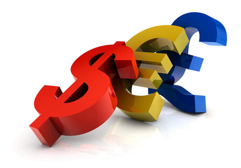 无人,横图,室内,特写,白天,白色背景,正面,钱,静物,一排,阴影,整齐,反射,标志,钱币,文字,影子,字符,字母,标识,排列,黄色,红色,蓝色,金融,摄影,影棚,经济,队列,流通,贸易,货币,现金,彩图,影棚拍摄,拍摄