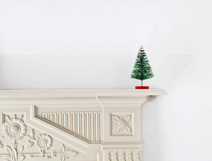 无人,横图,室内,特写,白天,正面,石头,植物,壁炉,静物,圣诞节,节日,庆祝,装饰,石子,墙,圣诞树,文化,墙壁,墙面,树,树木,绿色,自然,庆典,生长,成长,纪念,华丽,修饰,点缀,衬托,美观,雅致,雅观,石块,彩图