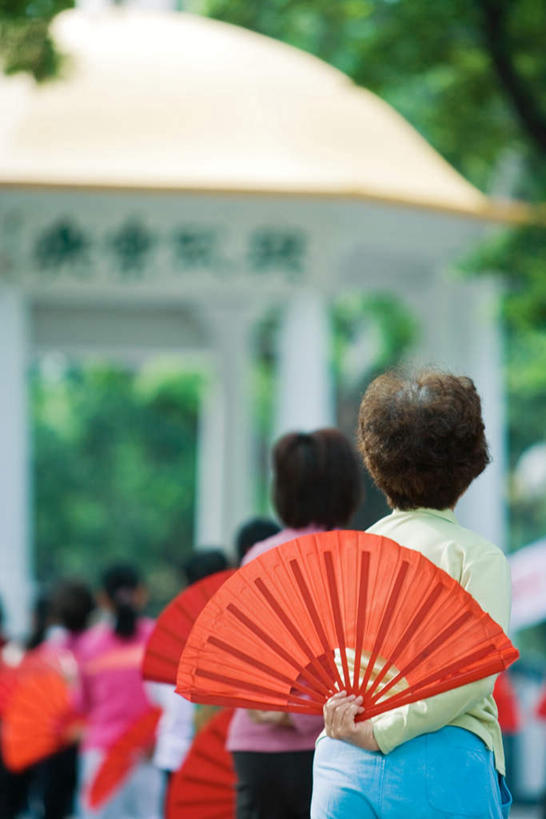 东方人,伙伴,朋友,广场,举,竖图,室外,白天,锻炼,友谊,运动,植物,中国,亚洲,握,阴影,朦胧,模糊,光线,扇子,影子,折扇,纸扇,许多人,清凉,拿,拿着,黄种人,凉爽,文化,树,树木,背面,绿色,阳光,自然,凉亭,托,一群人,握着,生长,成长,东亚,中华人民共和国,撒扇,体育,友情,女人,女性,中年女性,亚洲人,举起,举手,举着,向上举,向上伸,向上托,半身,彩图,健身,传统文化
