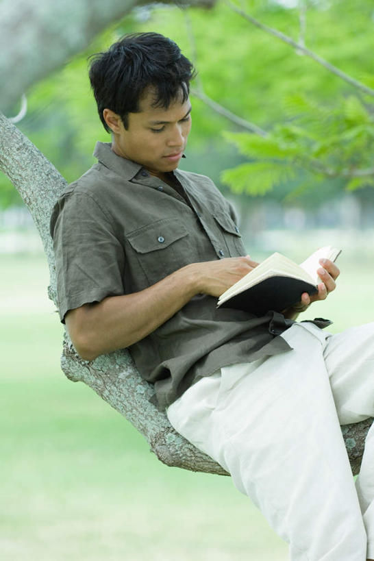 西方人,一个人,坐,捧,笑,微笑,竖图,室外,白天,正面,阅读,草地,草坪,植物,欧洲,欧洲人,仅一个男性,仅一个人,仅一个中年男性,学习,阴影,朦胧,模糊,光线,影子,休闲装,草,树,树木,绿色,阳光,自然,低头,看,休闲,休闲服,浏览,生长,成长,男人,男性,中年男性,白种人,端,端着,捧着,手捧,坐着,半身,彩图