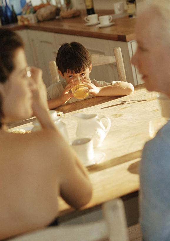 西方人,儿童,背部,三个人,家庭,母亲,父亲,儿子,坐,竖图,室内,白天,正面,纯洁,餐桌,桌子,杯子,欧洲,欧洲人,喝,拿,拿着,玻璃制品,小孩,水杯,温暖,温馨,父子,母子,三口之家,一家人,父爱,可爱,母爱,童年,童趣,餐台,和睦,童真,烂漫,无邪,天真,男孩,男人,男性,年轻男性,年轻女性,女人,女性,白种人,孩子,年轻人,玻璃杯,坐着,半身,彩图,融洽,男生