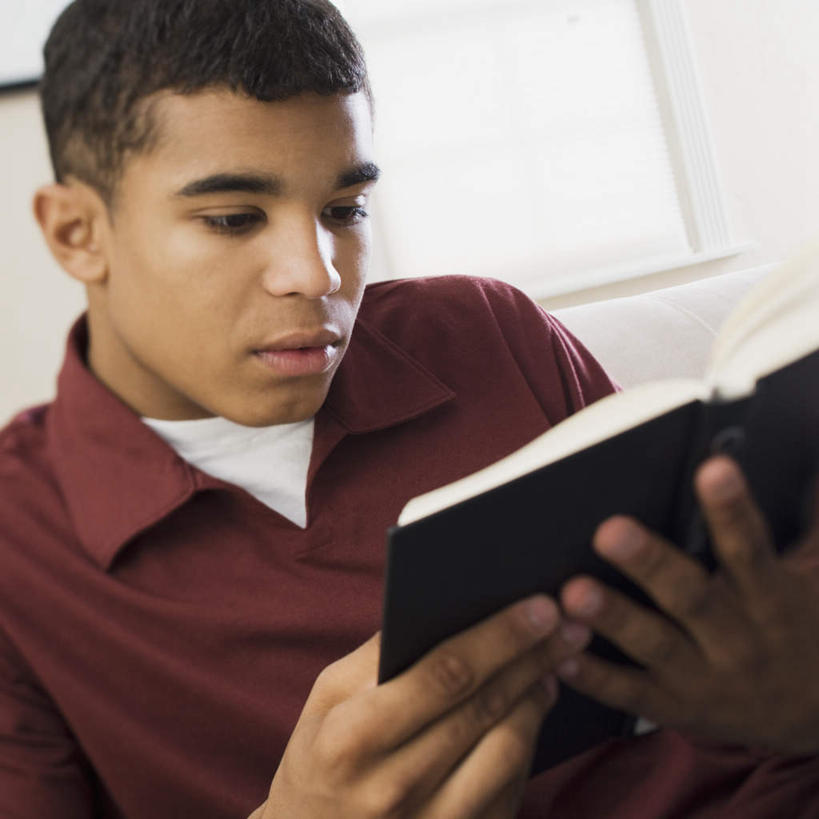 西方人,脸,头,脸颊,手,一个人,客厅,坐,方图,室内,特写,白天,正面,窗户,沙发,书籍,欧洲,非洲,黑人,欧洲人,双手,仅一个男性,仅一个人,一本,握,服装,墙,拿,拿着,注视,休闲装,肩膀,玻璃窗,墙壁,墙面,仅一个年轻男性,衣服,观察,看,休闲,手部,休闲服,握着,服饰,观看,察看,起居室,关注,布艺沙发,客堂,男人,男性,年轻男性,非洲人,头部,脸部,脸蛋,面部,书,图书,坐着,半身,彩图