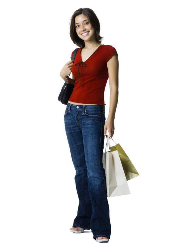 东方人,一个人,站,笑,微笑,露齿笑,竖图,室内,白天,白色背景,正面,购物,消费,袋子,亚洲,仅一个年轻女性,仅一个女性,仅一个人,握,服装,裤子,包,包装袋,皮包,手提袋,购物袋,拿,拿着,注视,牛仔裤,休闲装,黄种人,衣服,红色,观察,看,站着,休闲,休闲服,握着,金融,摄影,服饰,影棚,观看,单肩包,察看,购买,关注,贸易,年轻女性,女人,女性,亚洲人,站立,彩图,全身,影棚拍摄,拍摄