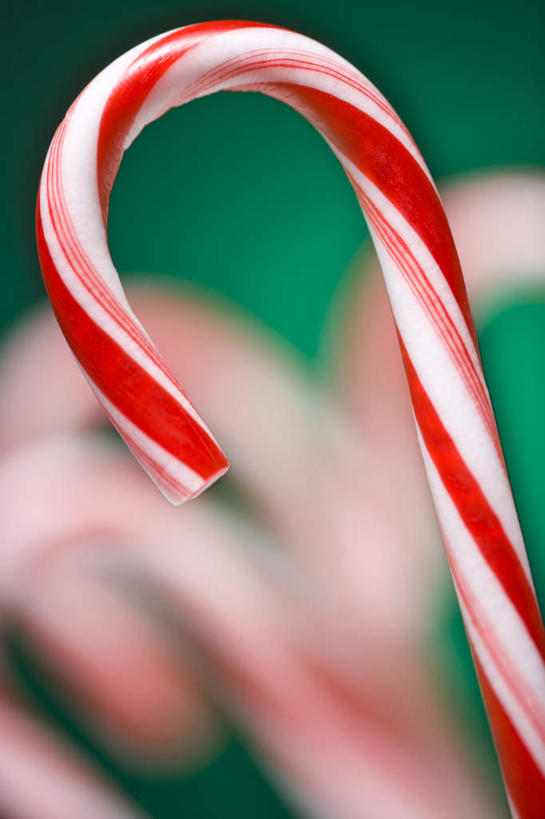 无人,竖图,室内,特写,白天,正面,许多,绿色背景,阴影,朦胧,模糊,反射,影子,食品,糖,糖果,甜点,甜品,食物,红色,白色,甜食,摄影,影棚,硬糖,拐杖糖,彩图,影棚拍摄,拍摄