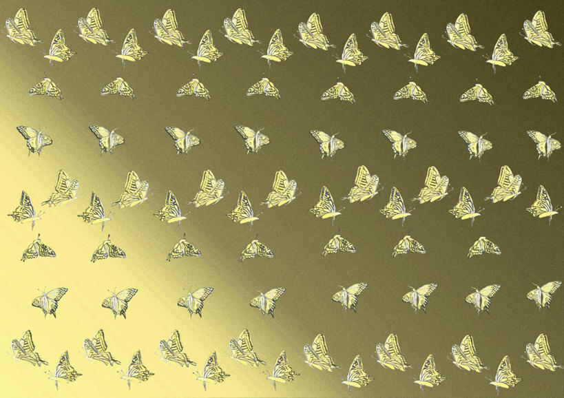 无人,横图,插画,室内,白天,正面,数码,科技,野生动物,蝴蝶,一排,一群,许多,飞翔,展翅,阴影,整齐,网络,昆虫,高光,几何,计算机图形,合成,图画,飞,画,排列,黄色,动物,可爱,活泼,电脑合成图,数码合成图,队列,漫画,写实,具体,具象,彩图