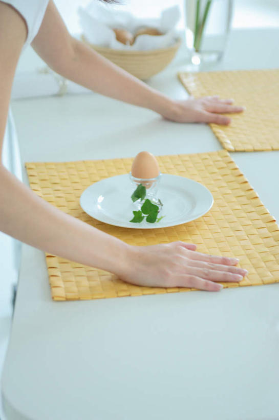 东方人,一个人,餐厅,站,坐,竖图,俯视,室内,白天,餐桌,桌子,餐具,叶子,亚洲,仅一个年轻女性,仅一个女性,仅一个人,服装,环保,蛋格,碟子,盘,食品,绿叶,注视,休闲装,黄种人,食物,衣服,盘子,垫子,碟,观察,看,站着,休闲,休闲服,嫩叶,服饰,餐台,观看,回收,资源,察看,关注,利用,低碳,循环,蛋托,蛋盒,年轻女性,女人,女性,亚洲人,叶,叶片,站立,坐着,半身,彩图,高角度拍摄