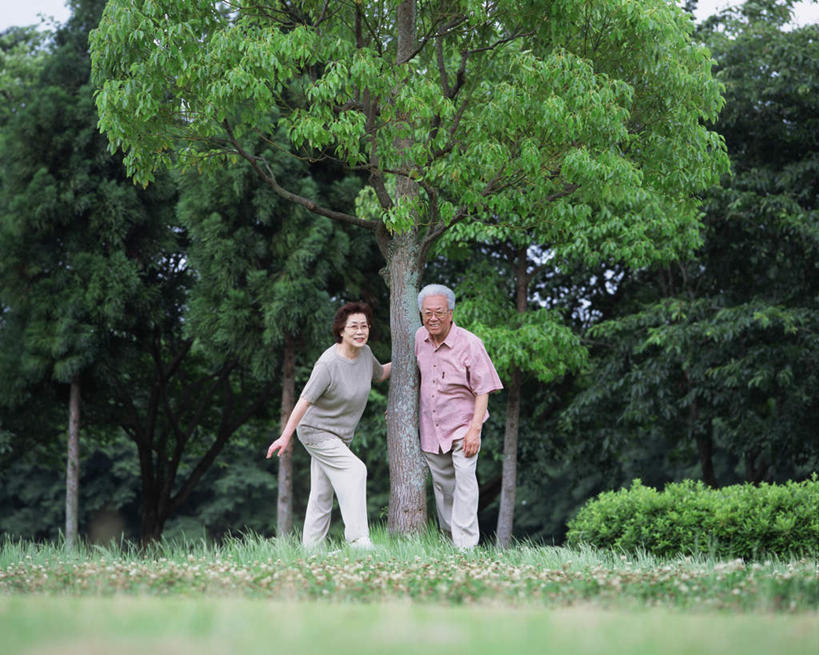 东方人,两个人,夫妻,站,横图,室外,白天,正面,爱情,草地,草坪,森林,树林,植物,亚洲,戴,服装,眼镜,浪漫,注视,休闲装,黄种人,草,树,树木,衣服,绿色,自然,观察,看,站着,休闲,休闲服,恩爱,恋人,服饰,生长,成长,观看,戴着,察看,关注,近视眼镜,老年男性,老年女性,男人,男性,女人,女性,亚洲人,情侣,彩图,全身,伴侣