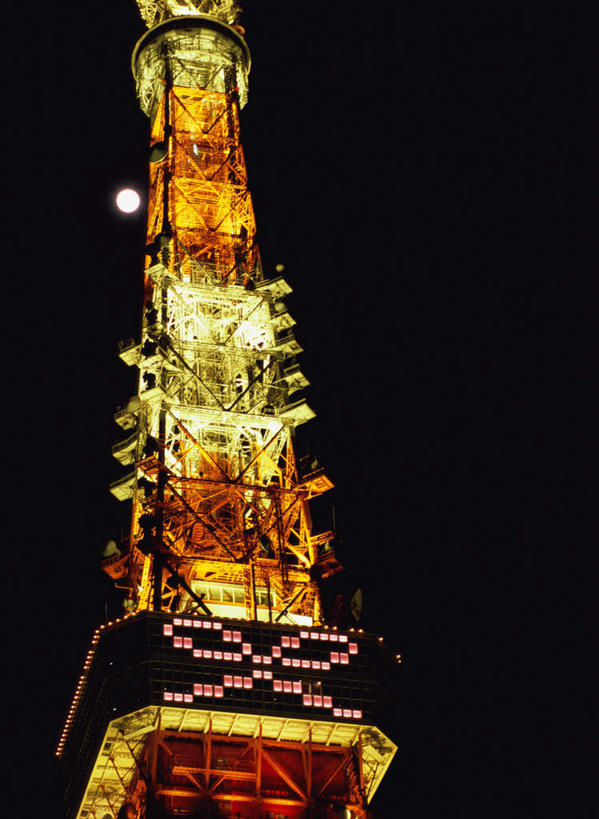 无人,竖图,室外,夜晚,仰视,旅游,度假,标志建筑,地标,建筑,夜景,东京,日本,亚洲,阴影,装饰,光线,影子,墙,灯光,东京铁塔,娱乐,建设,墙壁,墙面,享受,休闲,旅游胜地,放松,华丽,修饰,东京塔,点缀,东亚,本州,关东地方,本州岛,日本国,东京都,衬托,美观,雅致,雅观,日本电波塔,彩图,低角度拍摄