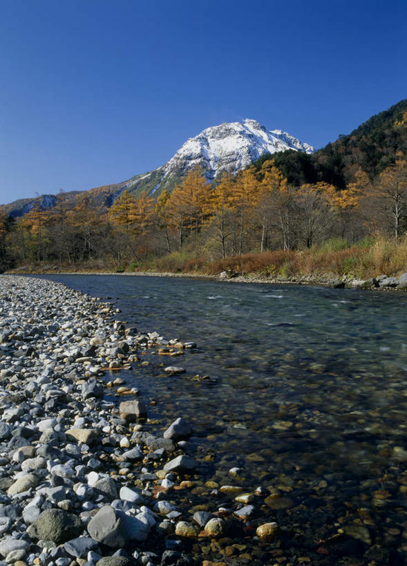 无人,竖图,室外,白天,仰视,旅游,度假,石头,美景,秋季,森林,山,树林,植物,长野县,日本,亚洲,石子,景观,山峰,山峦,娱乐,树,树木,蓝色,绿色,蓝天,天空,自然,天,享受,休闲,景色,放松,生长,晴朗,成长,自然风光,东亚,本州,万里无云,本州岛,日本国,中部地方,长野,上高地,石块,岩石,晴空,晴空万里,秋,秋天,彩图,低角度拍摄